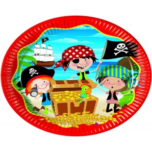 Assiettes pirate