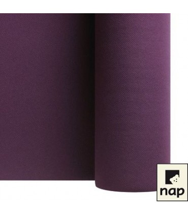 Nappe non tissé aubergine 10m