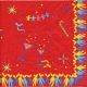 Sarbacane : serviette rouge