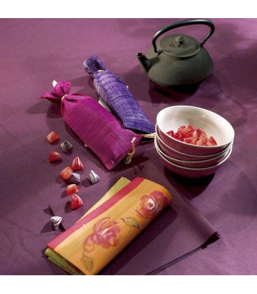 Chemin de table non tissé blanc