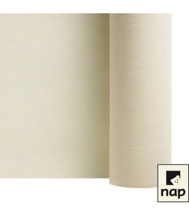 Chemin de table non tissé ivoire