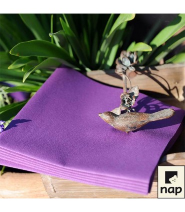 Serviette non tissée aubergine