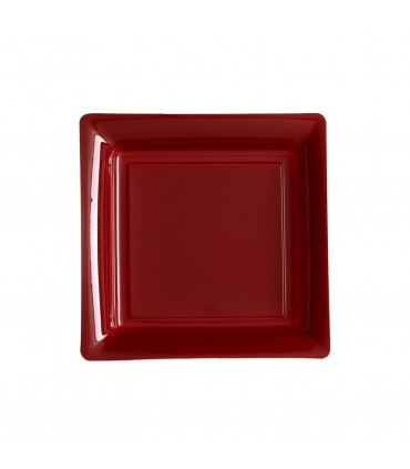 Assiette dessert 18cm bordeaux