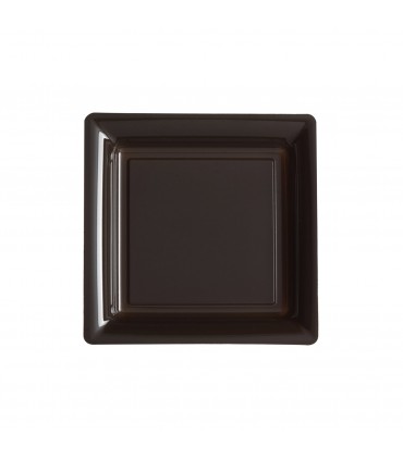 Assiette dessert 18cm chocolat