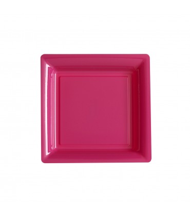 Assiette dessert 18cm fuchsia