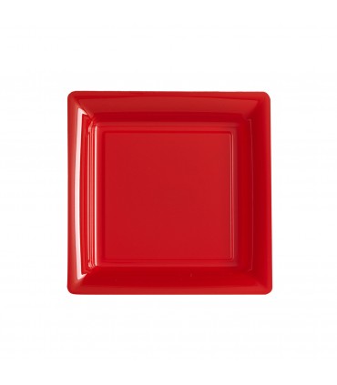 Assiette dessert 18cm rouge