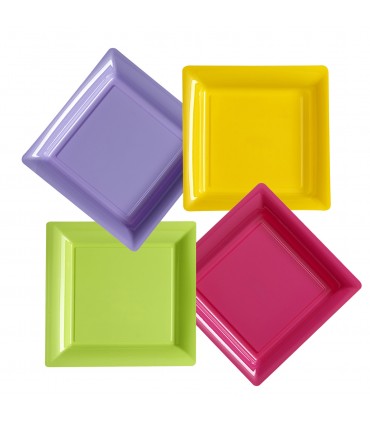 Assiette plastique 29 cm présentation anis