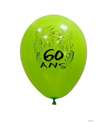 Ballon 25 cm 60 ans