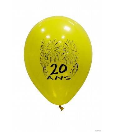 Ballon 25 cm âge