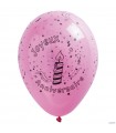 Ballon d'anniversaire (25/29 cm.)