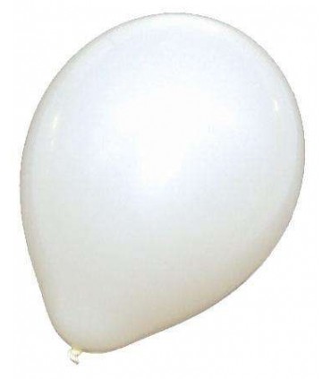 Ballon uni standard 30 cm blanc