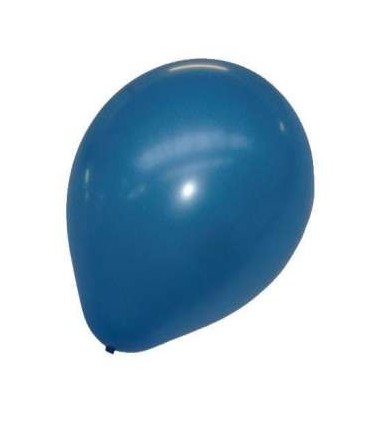 Ballon uni standard 30 cm bleu