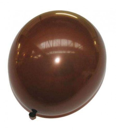 Ballon uni standard 30 cm chocolat