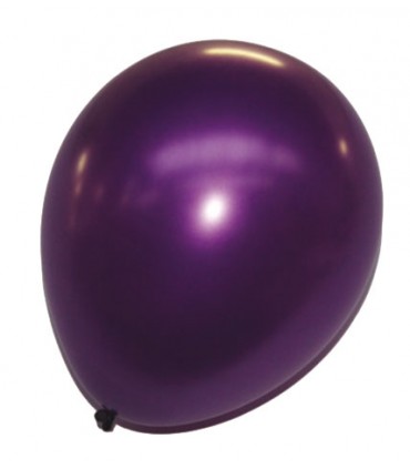 Ballon uni métallisé 30 cm x 50