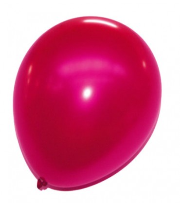 Ballon uni métallisé 30 cm x 50