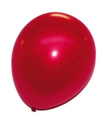 Ballon uni métallisé 30 cm x 50