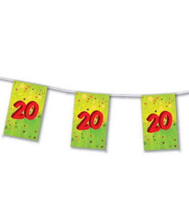 Banderole âge 20 ans