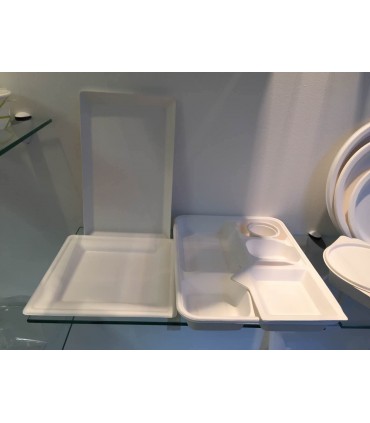 Assiette ABPD carrée