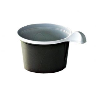 Tasse 15 cl marron/blanche