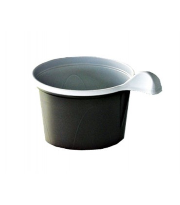 Tasse 15 cl marron/blanche