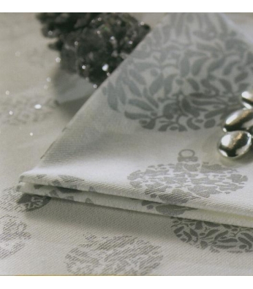 Serviette non tissé féerique argent Serviette non tissé féerique argent
