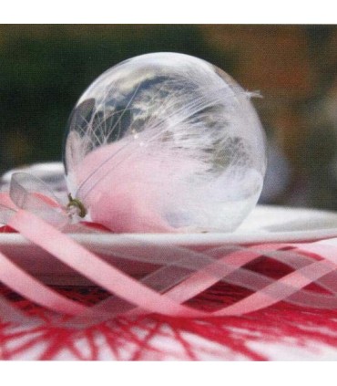 Boule transparente 5 et 8 cm
