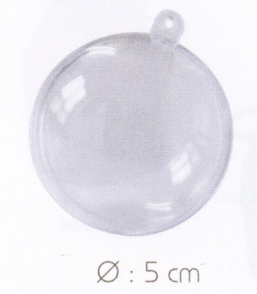 Boule transparente 5 cm
