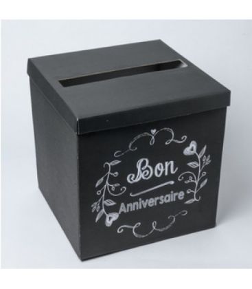 Urne carton bon anniversaire Urne carton bon anniversaire