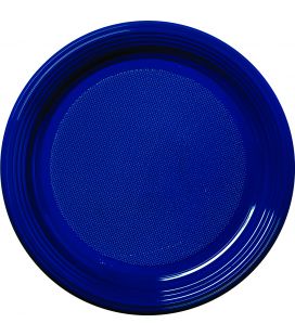 Assiette ronde dessert en couleur