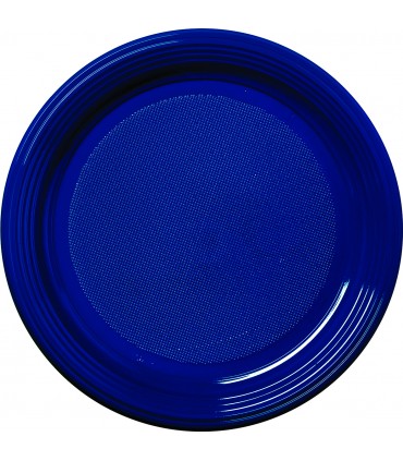 Assiette ronde dessert en couleur