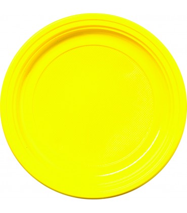 Assiette ronde dessert en couleur