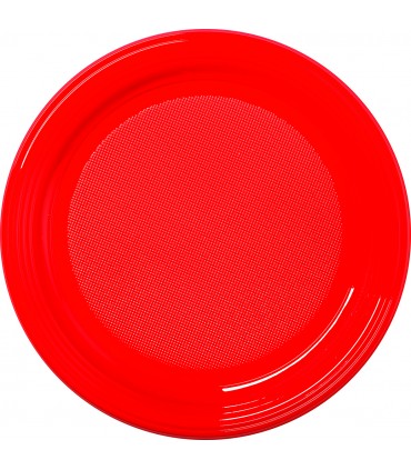 Assiette ronde dessert en couleur