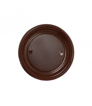 Assiette ronde dessert en couleur