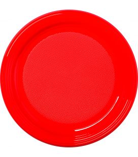 Assiette ronde dessert en couleur