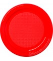 Assiette ronde repas en couleur