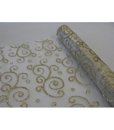 Chemin de table organza