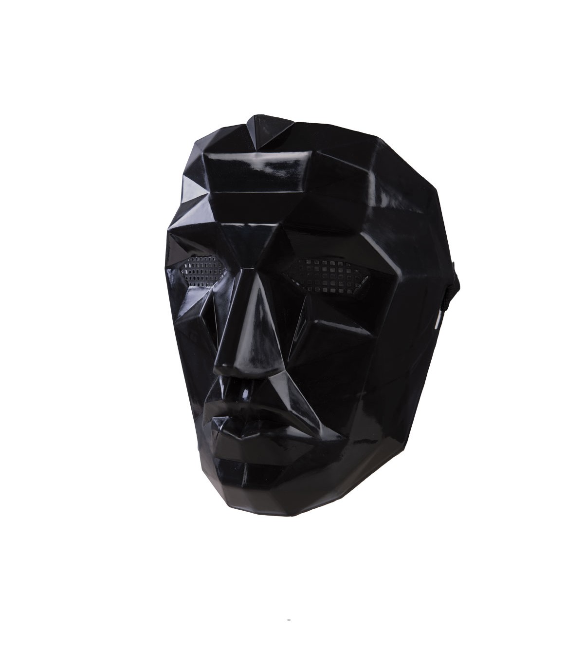 Masque noir triangle squid game - Masque deguisement pas cher - Badaboum