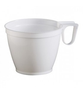 Tasse plastique blanche