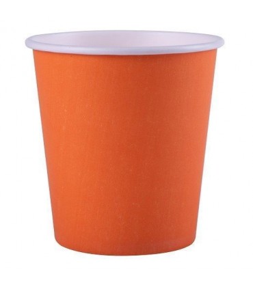 Gobelet carton mandarine